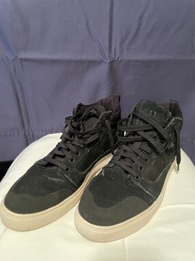 5.11 Tactical Black High-Top Sneakers with Cream Sole